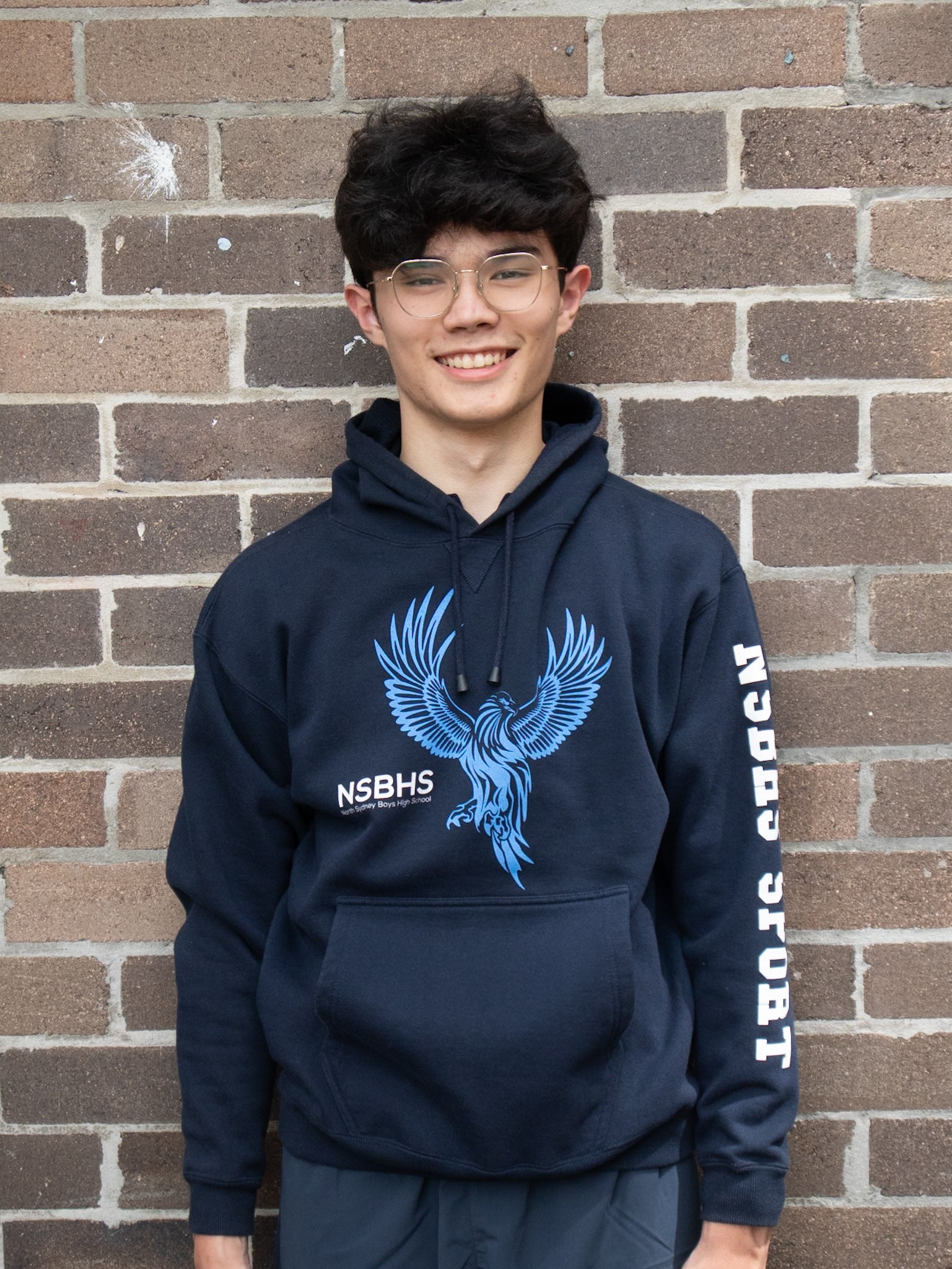 Navy Sports Hoody