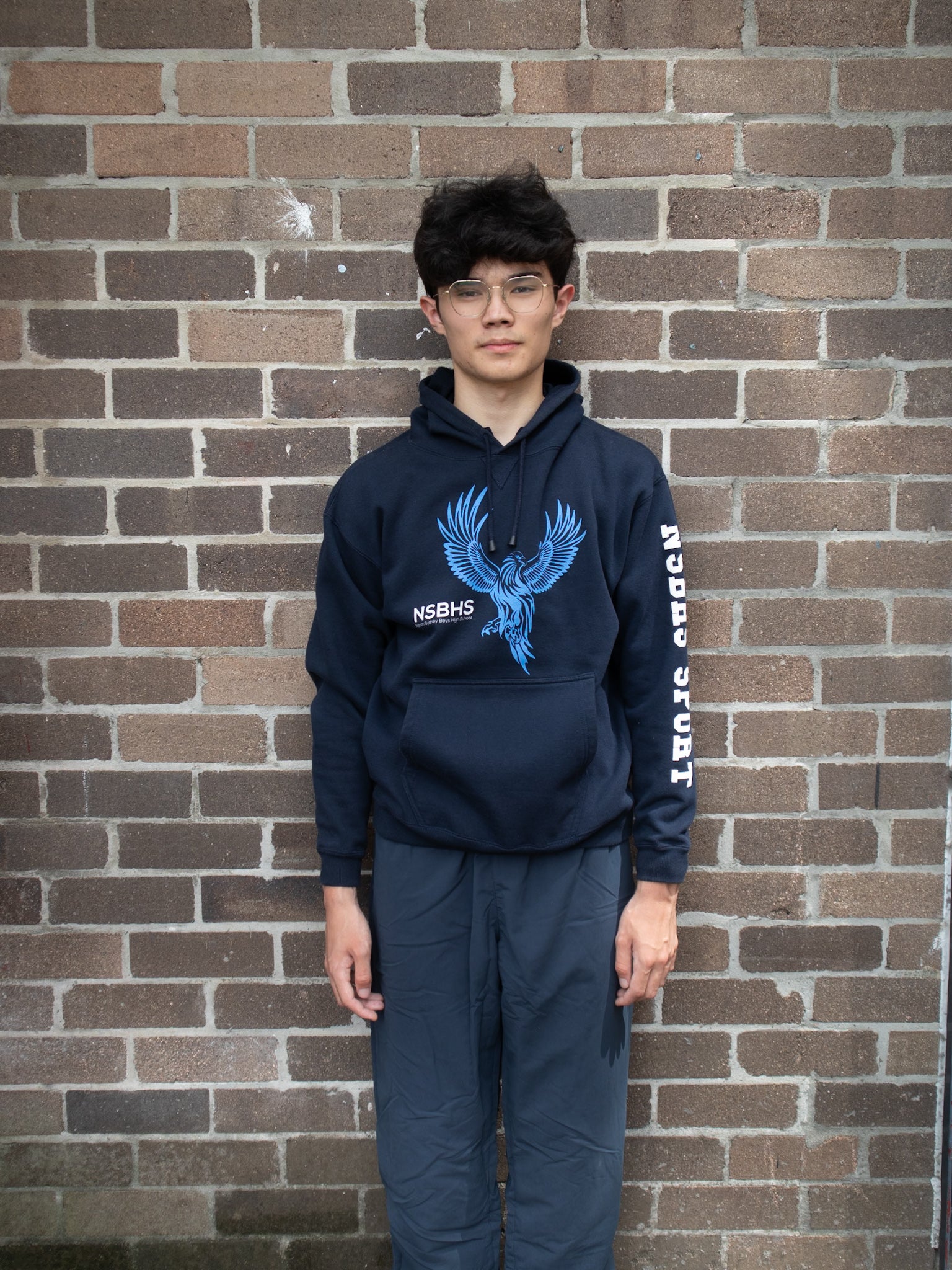 Navy Sports Hoody